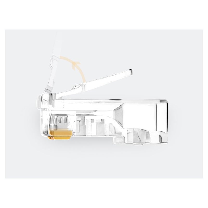 VIVOCH 50 Pcs Cat6 RJ45 Connectors, C6 RJ45 Plugs, Cat6 Crystal Unshielded RJ45 Ends UTP 8P8C Modular Network Plug Connector - Image 4